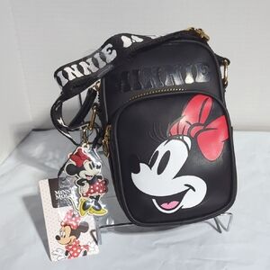 Primark Black and Red Minnie Mouse Crossbody Bag